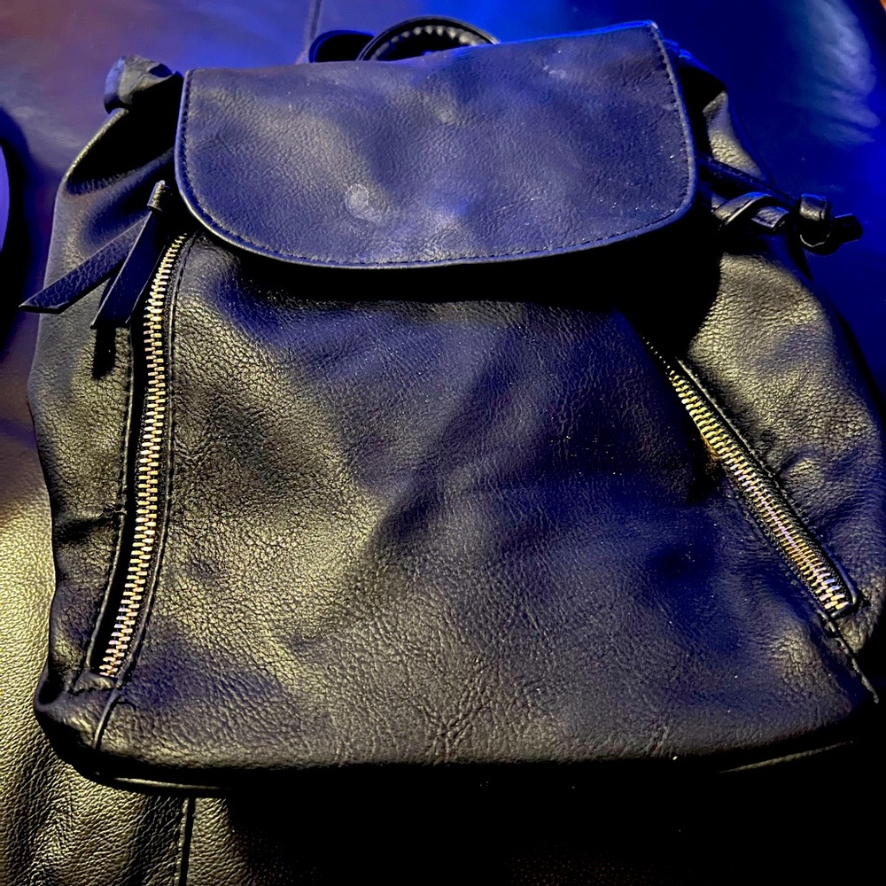 Black Backpack Purse